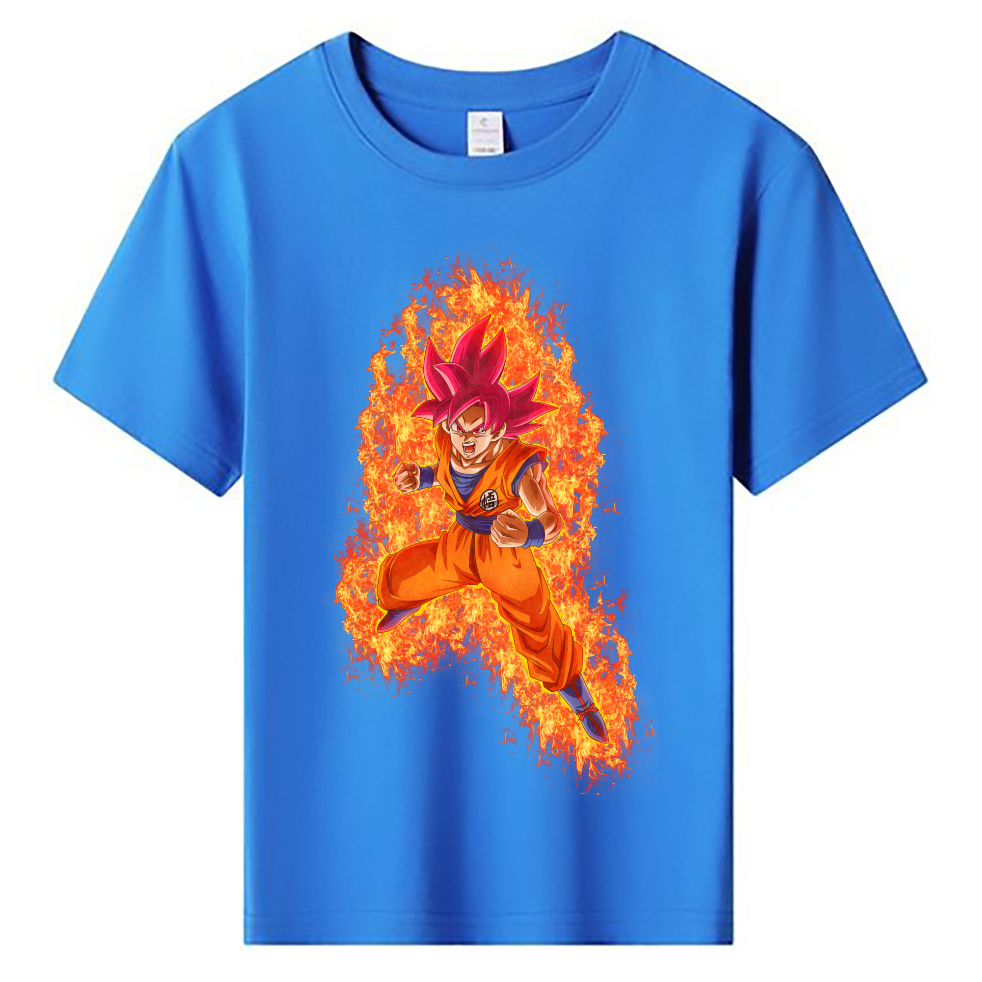 （画像用） ドラゴンボール 孫悟空（そん ごくう）Son Goku カカロット DRAGON BALL Kakarotto 綿100％キッズTシャツ（フロントプリント）